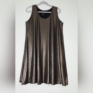 Piphany Black and Silver Drees Size L.